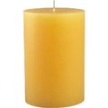 Zest Candle Zest Candle CPZ-116-24 2 x 6 in. Yellow Pillar Candle -24pcs-Case - Bulk CPZ-116_24